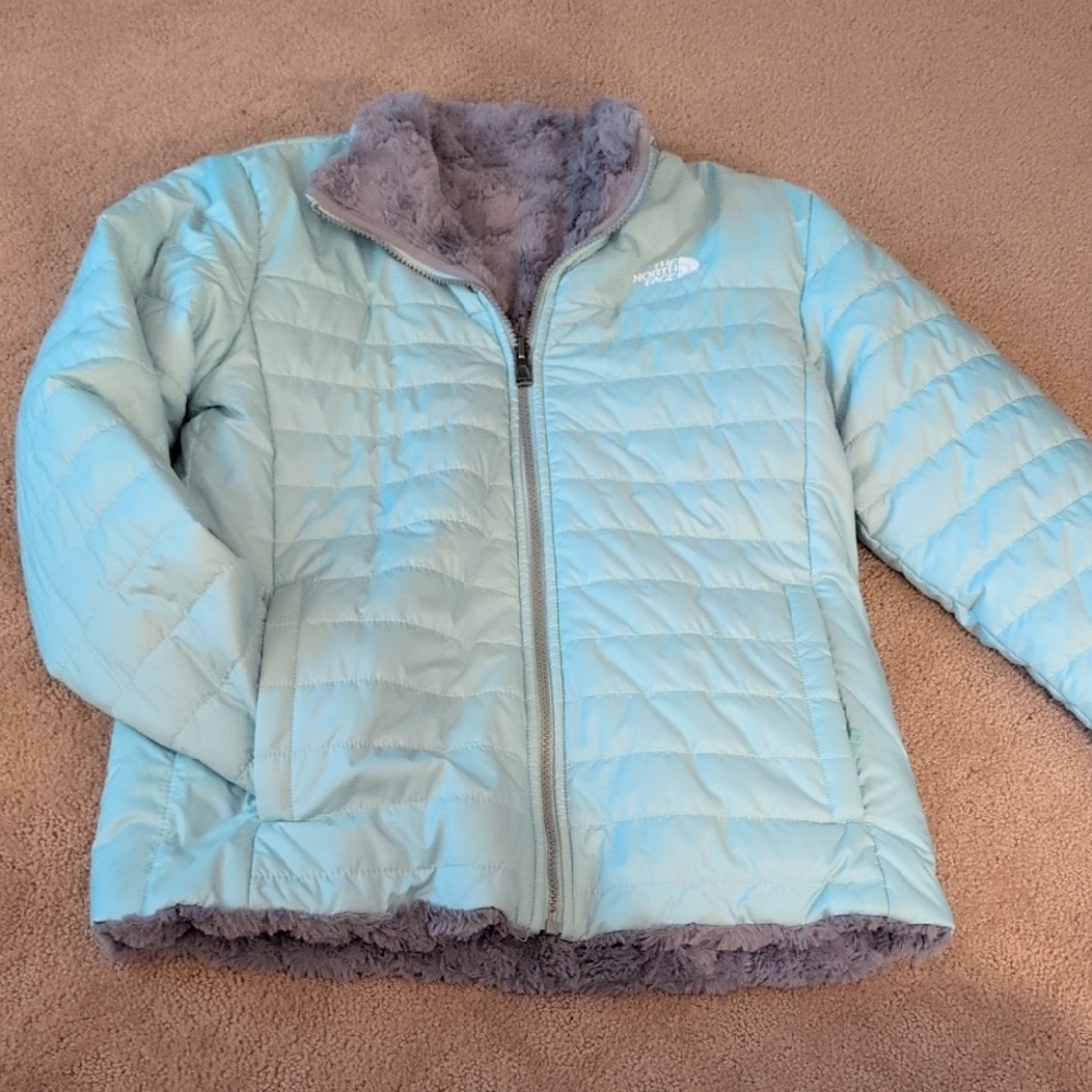 The North Face Sky Blue Quilted Jacket